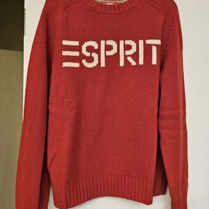 Esprit Red Crew Neck Sweater